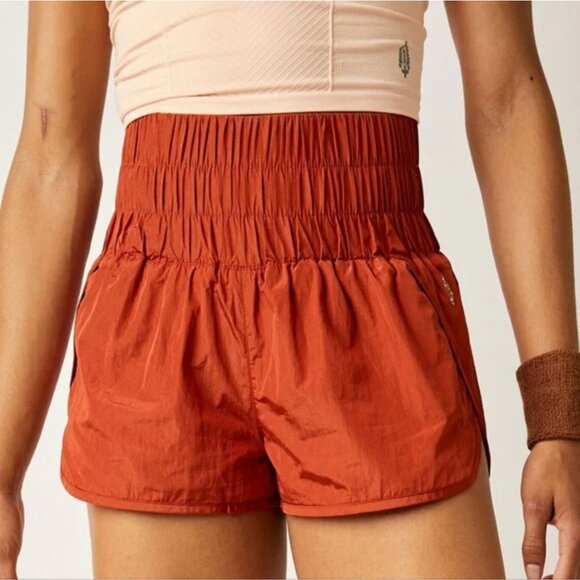 Free People FP Movement Red Earth The Way Home Shorts red Small 45776 - Picture 4 of 13